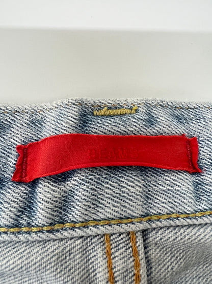 【中古品】【メンズ】 RED CARD レッドカード × BEAMS ビームス 別注 コラボ Rhythm DENIM PANTS B58878 リズム デニムパンツ ボトムス ジーンズ 178-260627-kk-10-hon サイズ：32 カラー：ライトインディゴ 万代Net店