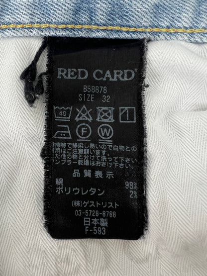 【中古品】【メンズ】 RED CARD レッドカード × BEAMS ビームス 別注 コラボ Rhythm DENIM PANTS B58878 リズム デニムパンツ ボトムス ジーンズ 178-260627-kk-10-hon サイズ：32 カラー：ライトインディゴ 万代Net店