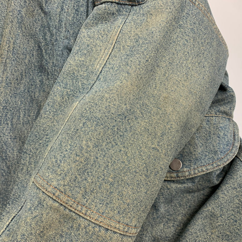 【中古品】【メンズ】 GAIJIN MADE ガイジンメイド N-3B TYPE DENIM JACKET デニム ジャケット アウター 145-260528-ya-10-izu サイズ：2 カラー：インディゴ 万代Net店