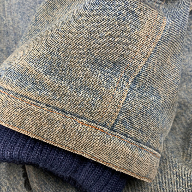 【中古品】【メンズ】 GAIJIN MADE ガイジンメイド N-3B TYPE DENIM JACKET デニム ジャケット アウター 145-260528-ya-10-izu サイズ：2 カラー：インディゴ 万代Net店