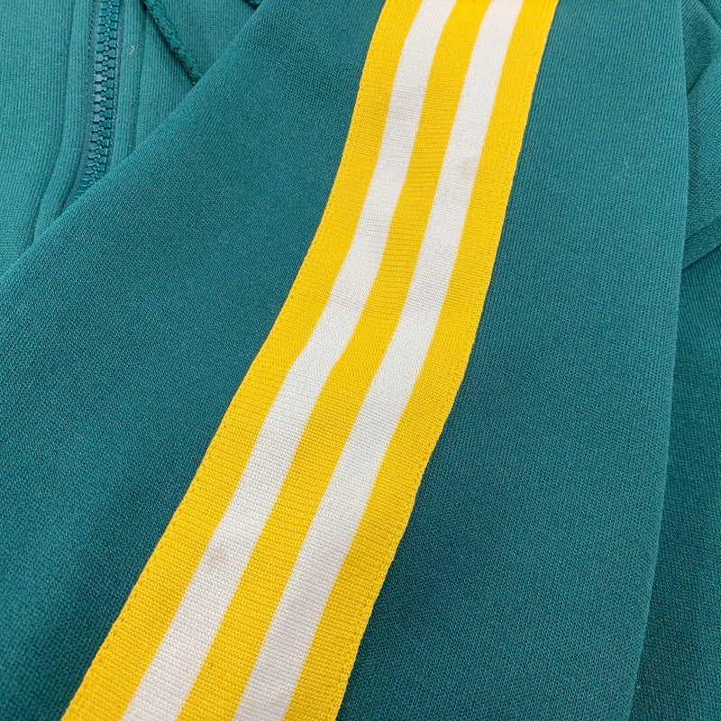 【中古品】【メンズ】 ADIDAS アディダス G76169 FLOCK ZIP HOODIE フロック ジップ フーディ トップス 長袖 148-260528-ya-07-izu サイズ：JPN4XO カラー：グリーン 万代Net店