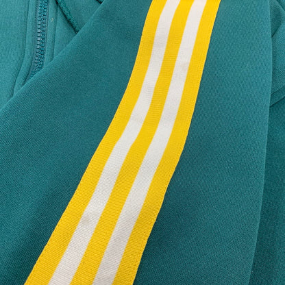 【中古品】【メンズ】 ADIDAS アディダス G76169 FLOCK ZIP HOODIE フロック ジップ フーディ トップス 長袖 148-260528-ya-07-izu サイズ：JPN4XO カラー：グリーン 万代Net店