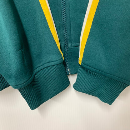 【中古品】【メンズ】 ADIDAS アディダス G76169 FLOCK ZIP HOODIE フロック ジップ フーディ トップス 長袖 148-260528-ya-07-izu サイズ：JPN4XO カラー：グリーン 万代Net店