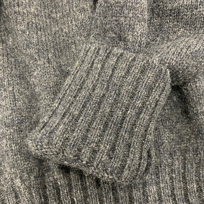 【中古品】【メンズ】 POLO by RALPH LAUREN ポロバイラルフローレン 90’S WOOL KNIT SHIRT ウール ニット シャツ トップス 長袖 146-260528-ya-18-izu サイズ：L カラー：グレー 万代Net店
