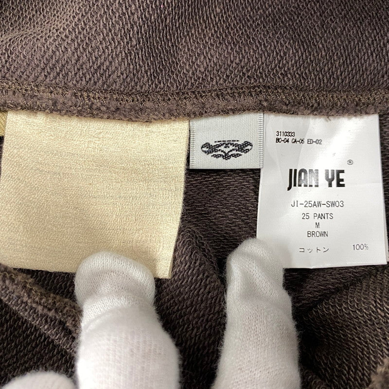 【中古品】【メンズ】 JIAN YE ジェンイェ JI-25AW-SW03 25AW 25 PANTS パンツ ボトムス ズボン 151-260525-cs-09-izu サイズ：M カラー：ブラウン 万代Net店