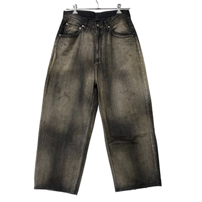 【中古品】【メンズ】 ANCELLM アンセルム ANC-PT59 24AW AGING WIDE DENIM 5P PANTS エイジング ワイド デニム パンツ ボトムス ズボン 151-260525-cs-10-izu サイズ：2 カラー：ブラック 万代Net店