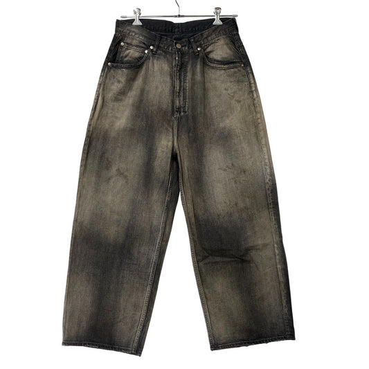 【中古品】【メンズ】 ANCELLM アンセルム ANC-PT59 24AW AGING WIDE DENIM 5P PANTS エイジング ワイド デニム パンツ ボトムス ズボン 151-260525-cs-10-izu サイズ：2 カラー：ブラック 万代Net店