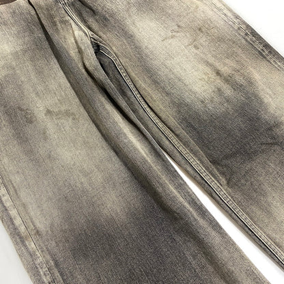 【中古品】【メンズ】 ANCELLM アンセルム ANC-PT59 24AW AGING WIDE DENIM 5P PANTS エイジング ワイド デニム パンツ ボトムス ズボン 151-260525-cs-10-izu サイズ：2 カラー：ブラック 万代Net店