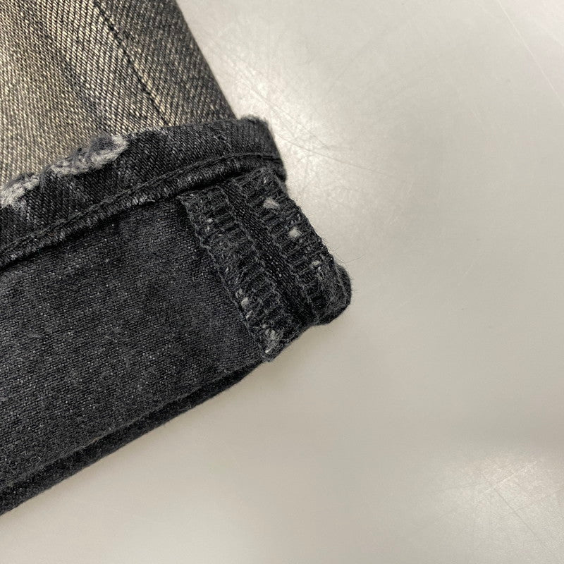 【中古品】【メンズ】 ANCELLM アンセルム ANC-PT59 24AW AGING WIDE DENIM 5P PANTS エイジング ワイド デニム パンツ ボトムス ズボン 151-260525-cs-10-izu サイズ：2 カラー：ブラック 万代Net店