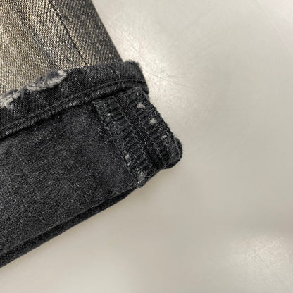 【中古品】【メンズ】 ANCELLM アンセルム ANC-PT59 24AW AGING WIDE DENIM 5P PANTS エイジング ワイド デニム パンツ ボトムス ズボン 151-260525-cs-10-izu サイズ：2 カラー：ブラック 万代Net店