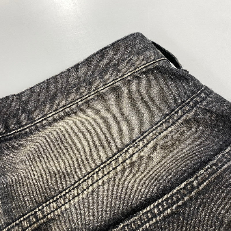 【中古品】【メンズ】 ANCELLM アンセルム ANC-PT59 24AW AGING WIDE DENIM 5P PANTS エイジング ワイド デニム パンツ ボトムス ズボン 151-260525-cs-10-izu サイズ：2 カラー：ブラック 万代Net店