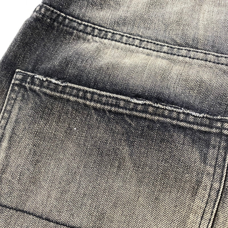 【中古品】【メンズ】 ANCELLM アンセルム ANC-PT59 24AW AGING WIDE DENIM 5P PANTS エイジング ワイド デニム パンツ ボトムス ズボン 151-260525-cs-10-izu サイズ：2 カラー：ブラック 万代Net店