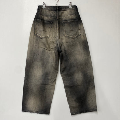 【中古品】【メンズ】 ANCELLM アンセルム ANC-PT59 24AW AGING WIDE DENIM 5P PANTS エイジング ワイド デニム パンツ ボトムス ズボン 151-260525-cs-10-izu サイズ：2 カラー：ブラック 万代Net店