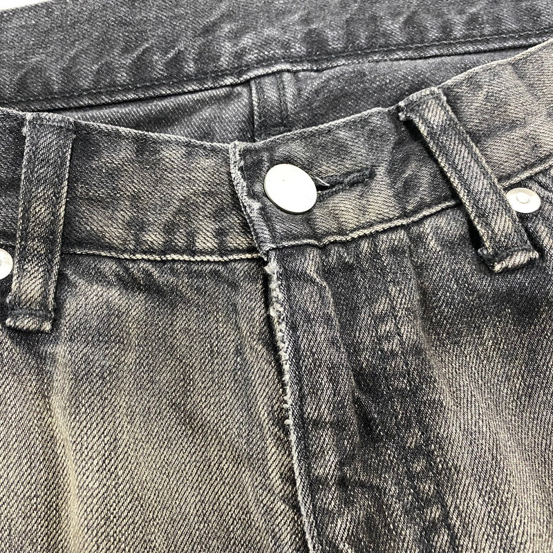 【中古品】【メンズ】 ANCELLM アンセルム ANC-PT59 24AW AGING WIDE DENIM 5P PANTS エイジング ワイド デニム パンツ ボトムス ズボン 151-260525-cs-10-izu サイズ：2 カラー：ブラック 万代Net店