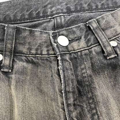 【中古品】【メンズ】 ANCELLM アンセルム ANC-PT59 24AW AGING WIDE DENIM 5P PANTS エイジング ワイド デニム パンツ ボトムス ズボン 151-260525-cs-10-izu サイズ：2 カラー：ブラック 万代Net店