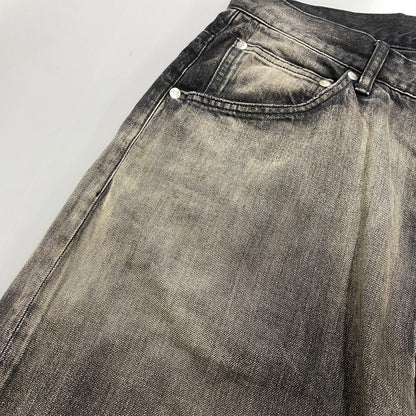 【中古品】【メンズ】 ANCELLM アンセルム ANC-PT59 24AW AGING WIDE DENIM 5P PANTS エイジング ワイド デニム パンツ ボトムス ズボン 151-260525-cs-10-izu サイズ：2 カラー：ブラック 万代Net店
