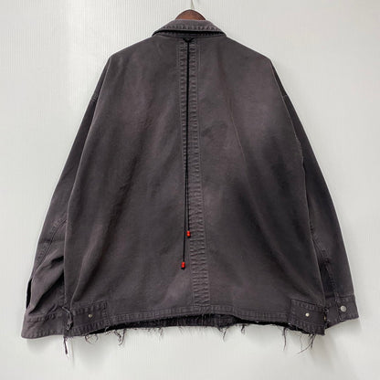【中古品】【メンズ】 ANCELLM アンセルム ANC-JK80 26SS HIGHCOUNT DRILL AGING JACKET ハイカウント ドリル エイジング ジャケット アウター 140-260525-cs-04-izu サイズ：2 カラー：ブラック系 万代Net店