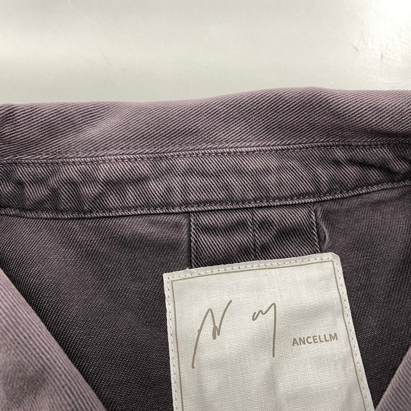 【中古品】【メンズ】 ANCELLM アンセルム ANC-JK80 26SS HIGHCOUNT DRILL AGING JACKET ハイカウント ドリル エイジング ジャケット アウター 140-260525-cs-04-izu サイズ：2 カラー：ブラック系 万代Net店