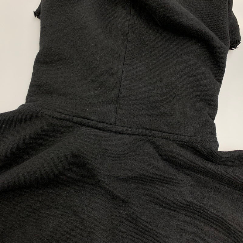 【中古品】【メンズ】 ANCELLM アンセルム ANC-CT44 24AW CRASH ZIP HOODIE クラッシュ ジップ フーディー トップス 長袖 140-260525-cs-15-izu サイズ：1 カラー：ブラック 万代Net店