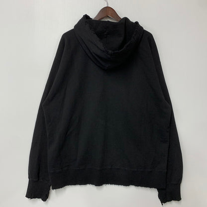 【中古品】【メンズ】 ANCELLM アンセルム ANC-CT44 24AW CRASH ZIP HOODIE クラッシュ ジップ フーディー トップス 長袖 140-260525-cs-15-izu サイズ：1 カラー：ブラック 万代Net店