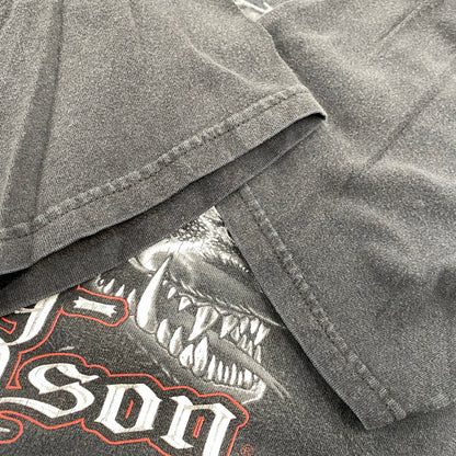 【中古品】【メンズ】 HARLEY DAVIDSON ハーレーダビッドソン SMOKY MOUNTAIN SS TEE ショートスリーブ Tシャツ 半袖 146-260527-as-27-izu サイズ：L カラー：ブラック 万代Net店