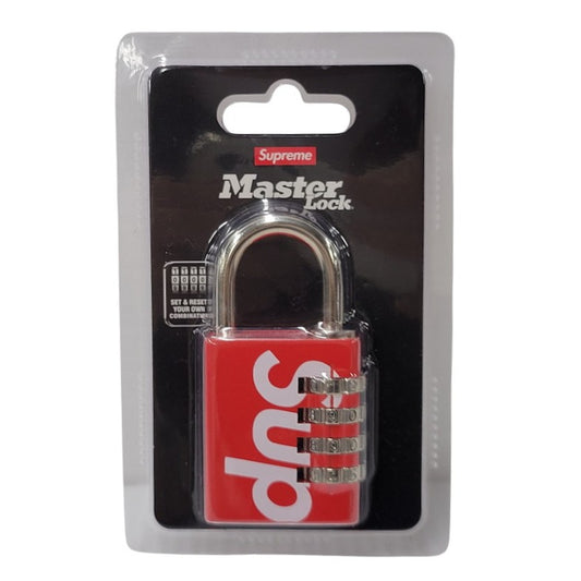 【中古美品】【メンズ/レディース】 Supreme シュプリーム × MASTER LOCK マスターロック NUMERIC COMBINATION LOCK ニューメリック コンビネーション ロック 鍵 208-260526-as-03-izu カラー：レッド×シルバー 万代Net店