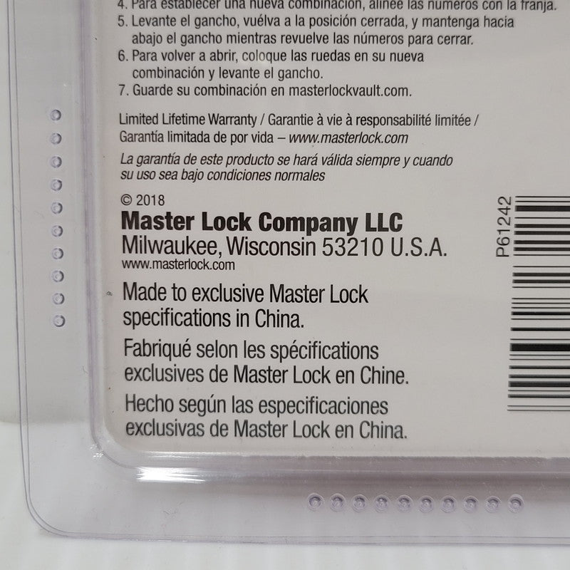 【中古美品】【メンズ/レディース】 Supreme シュプリーム × MASTER LOCK マスターロック NUMERIC COMBINATION LOCK ニューメリック コンビネーション ロック 鍵 208-260526-as-03-izu カラー：レッド×シルバー 万代Net店