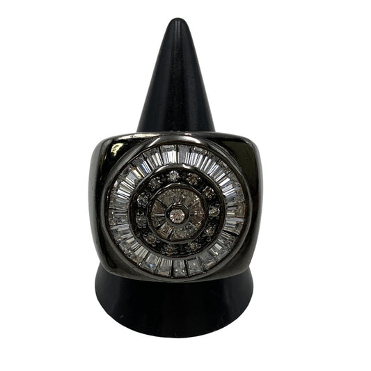 【中古品】【メンズ/レディース】 AVALANCHE アヴァランチ 925 AZTEC RING アズテック リング 指輪 アクセサリー 192-260525-ya-13-izu カラー：ブラック 万代Net店