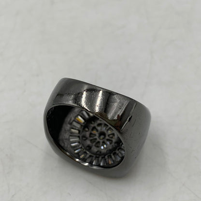 【中古品】【メンズ/レディース】 AVALANCHE アヴァランチ 925 AZTEC RING アズテック リング 指輪 アクセサリー 192-260525-ya-13-izu カラー：ブラック 万代Net店