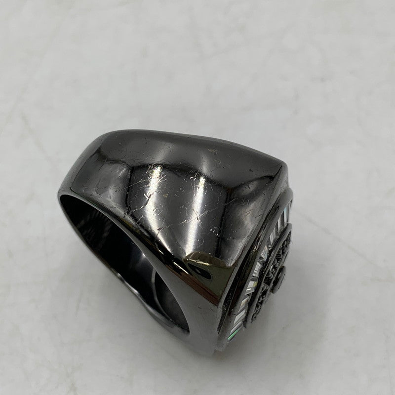 【中古品】【メンズ/レディース】 AVALANCHE アヴァランチ 925 AZTEC RING アズテック リング 指輪 アクセサリー 192-260525-ya-13-izu カラー：ブラック 万代Net店