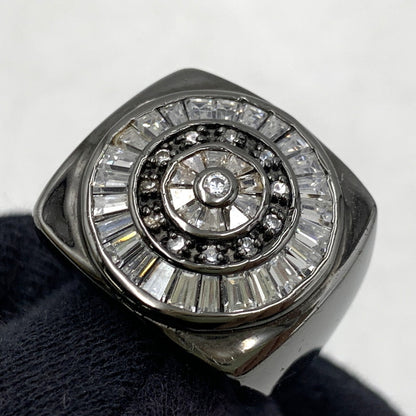 【中古品】【メンズ/レディース】 AVALANCHE アヴァランチ 925 AZTEC RING アズテック リング 指輪 アクセサリー 192-260525-ya-13-izu カラー：ブラック 万代Net店