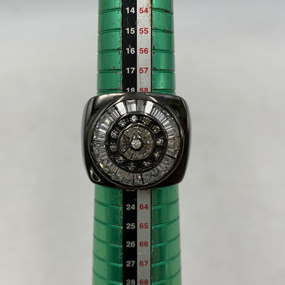 【中古品】【メンズ/レディース】 AVALANCHE アヴァランチ 925 AZTEC RING アズテック リング 指輪 アクセサリー 192-260525-ya-13-izu カラー：ブラック 万代Net店