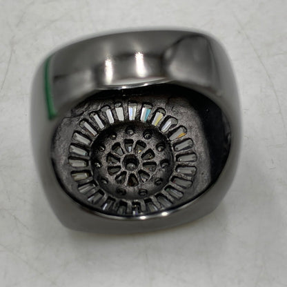 【中古品】【メンズ/レディース】 AVALANCHE アヴァランチ 925 AZTEC RING アズテック リング 指輪 アクセサリー 192-260525-ya-13-izu カラー：ブラック 万代Net店