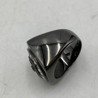 【中古品】【メンズ/レディース】 AVALANCHE アヴァランチ 925 AZTEC RING アズテック リング 指輪 アクセサリー 192-260525-ya-13-izu カラー：ブラック 万代Net店