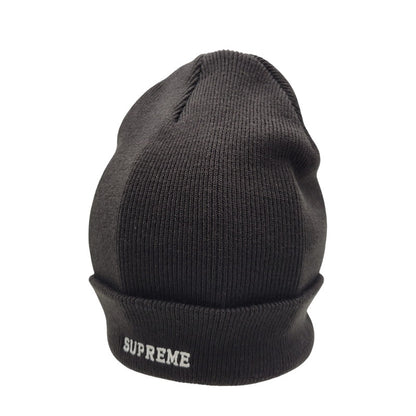 【中古美品】【メンズ/レディース】 Supreme シュプリーム × NIKE ナイキ BEANIE ビーニー ニット帽 帽子 185-260526-as-05-izu サイズ：ONE SIZE（56cm） カラー：ブラック 万代Net店