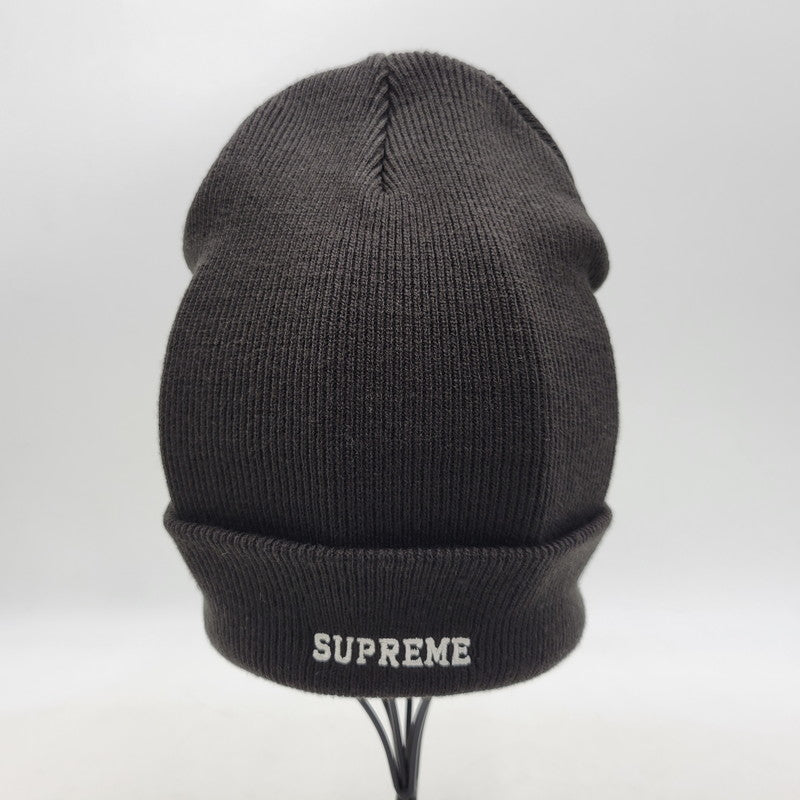 【中古美品】【メンズ/レディース】 Supreme シュプリーム × NIKE ナイキ BEANIE ビーニー ニット帽 帽子 185-260526-as-05-izu サイズ：ONE SIZE（56cm） カラー：ブラック 万代Net店