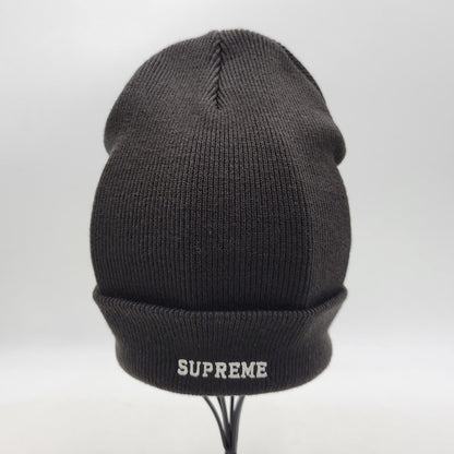【中古美品】【メンズ/レディース】 Supreme シュプリーム × NIKE ナイキ BEANIE ビーニー ニット帽 帽子 185-260526-as-05-izu サイズ：ONE SIZE（56cm） カラー：ブラック 万代Net店
