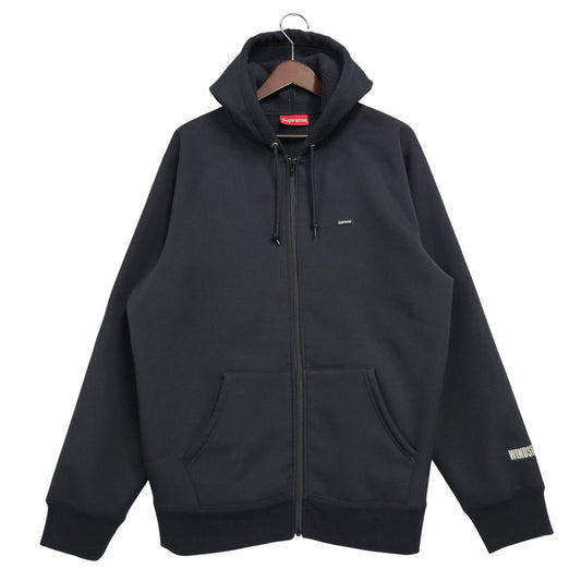 【中古品】【メンズ】 Supreme シュプリーム WINDSTOPPER ZIP UP HOODED SWEATSHIRT ウィンドストッパー ジップアップ フーデッド スウェットシャツ パーカー 149-260526-as-13-izu サイズ：L カラー：ブラック 万代Net店
