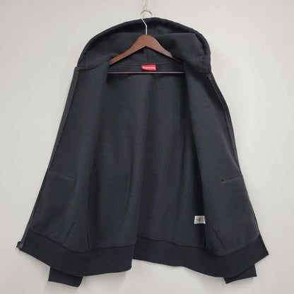 【中古品】【メンズ】 Supreme シュプリーム WINDSTOPPER ZIP UP HOODED SWEATSHIRT ウィンドストッパー ジップアップ フーデッド スウェットシャツ パーカー 149-260526-as-13-izu サイズ：L カラー：ブラック 万代Net店