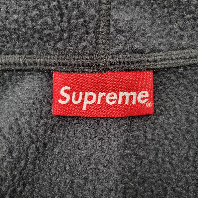 【中古品】【メンズ】 Supreme シュプリーム WINDSTOPPER ZIP UP HOODED SWEATSHIRT ウィンドストッパー ジップアップ フーデッド スウェットシャツ パーカー 149-260526-as-13-izu サイズ：L カラー：ブラック 万代Net店
