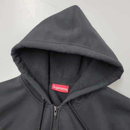 【中古品】【メンズ】 Supreme シュプリーム WINDSTOPPER ZIP UP HOODED SWEATSHIRT ウィンドストッパー ジップアップ フーデッド スウェットシャツ パーカー 149-260526-as-13-izu サイズ：L カラー：ブラック 万代Net店