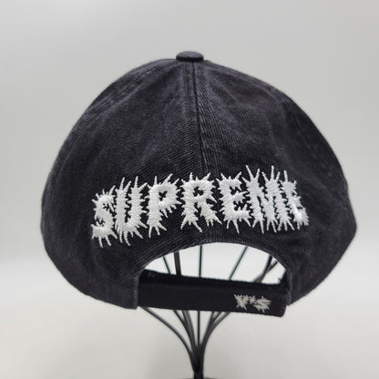 【中古品】【メンズ/レディース】 Supreme シュプリーム × Y'S BY YOHJI YAMAMOTO ワイズ ヨウジヤマモト GROMMET 6-PANEL グロメット 6 パネル キャップ 帽子 185-260526-as-04-izu サイズ：ONE SIZE（58cm） カラー：ブラック 万代Net店