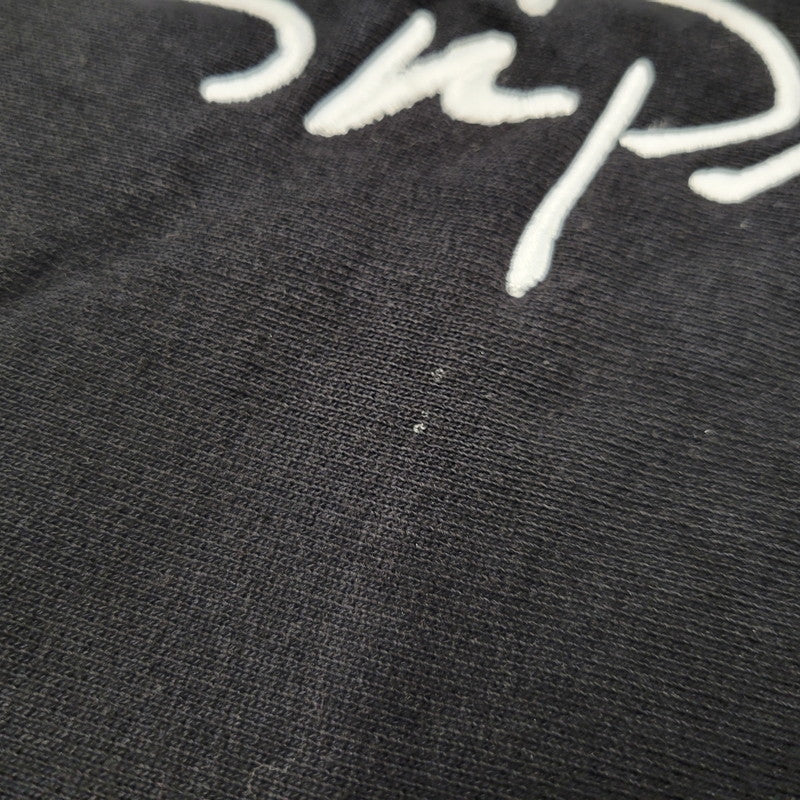 【中古品】【メンズ】 Supreme シュプリーム CLASSIC SCRIPT HOODED SWEATSHIRT クラシック スクリプト フーデッド スウェットシャツ パーカー 149-260526-as-12-izu サイズ：L カラー：ブラック 万代Net店