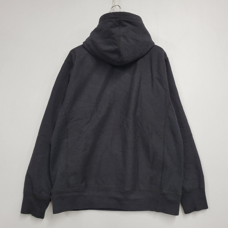 【中古品】【メンズ】 Supreme シュプリーム CLASSIC SCRIPT HOODED SWEATSHIRT クラシック スクリプト フーデッド スウェットシャツ パーカー 149-260526-as-12-izu サイズ：L カラー：ブラック 万代Net店
