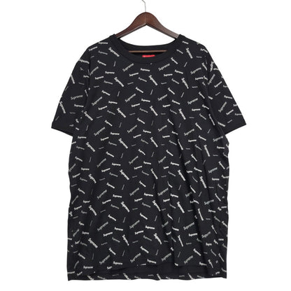 【中古品】【メンズ】 Supreme シュプリーム SCATTER RINGER スキャター リンガー Tシャツ 半袖 トップス 149-260526-as-11-izu サイズ：XL カラー：ブラック 万代Net店