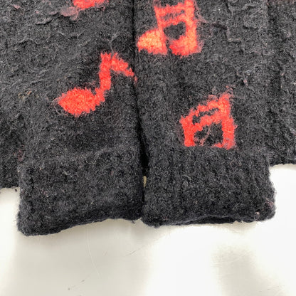 【現状渡し品】【メンズ】 PAUL SMITH ポール・スミス PM-E9-71867 NOTE WOOL CREWNECK KNIT ウール クルーネック ニット トップス 長袖 141-260525-cs-05-izu サイズ：L カラー：ブラック×レッド 万代Net店