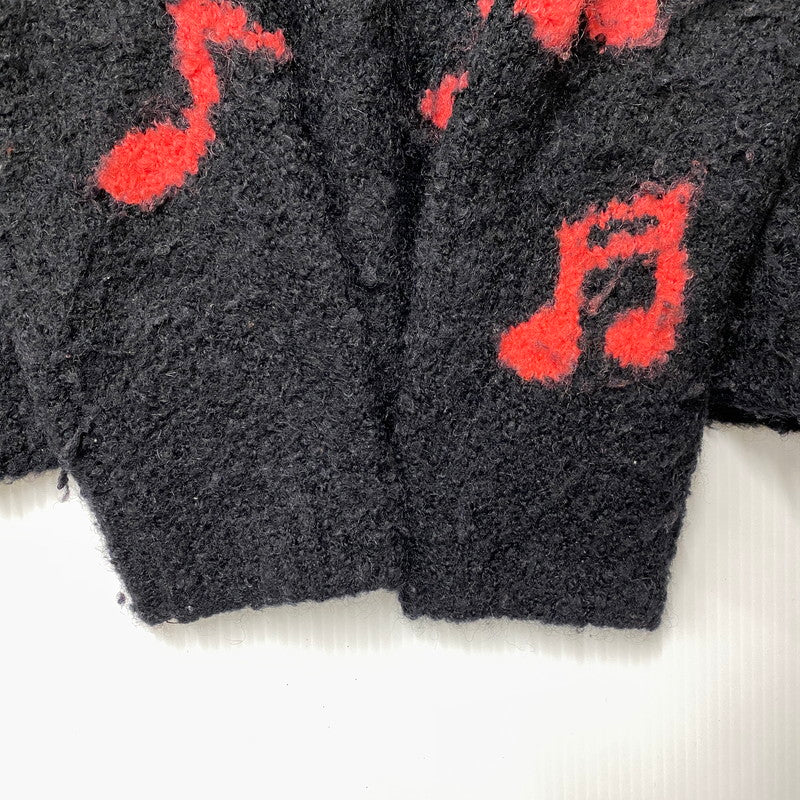 【現状渡し品】【メンズ】 PAUL SMITH ポール・スミス PM-E9-71867 NOTE WOOL CREWNECK KNIT ウール クルーネック ニット トップス 長袖 141-260525-cs-05-izu サイズ：L カラー：ブラック×レッド 万代Net店
