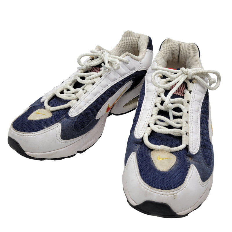 【中古品】【メンズ】 NIKE ナイキ AIR MAX TRIAX CT1763-400 エア マックス トライアックス スニーカー シューズ 靴 160-260529-as-03-izu サイズ：26.5cm カラー：MIDNIGHT NAVY/UNIVERSITY RED 万代Net店