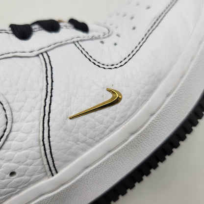 【中古品】【レディース】 NIKE ナイキ WMNS AIR FORCE 1 '07 MINI JEWEL IB6543-101 ウィメンズ エア フォース 1 '07 ミニ ジュエル スニーカー 靴 166-260529-as-04-izu サイズ：23.5cm カラー：ホワイト×ブラック 万代Net店