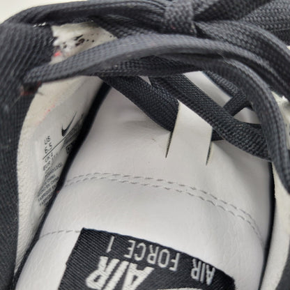【中古品】【レディース】 NIKE ナイキ WMNS AIR FORCE 1 '07 MINI JEWEL IB6543-101 ウィメンズ エア フォース 1 '07 ミニ ジュエル スニーカー 靴 166-260529-as-04-izu サイズ：23.5cm カラー：ホワイト×ブラック 万代Net店